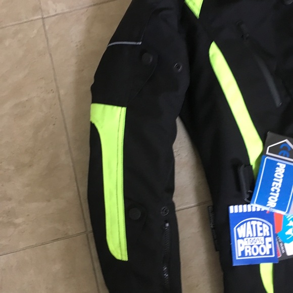 NWT Women’s GMA Galaxy Moto Waterproof Motorcycle Jacket, Size Small - Picture 5 of 8